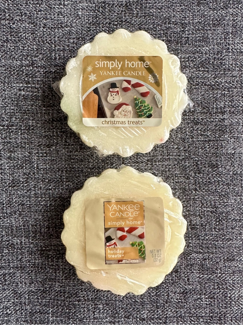 NEW Yankee Candle Wax Potpourri Tart Melts Christmas Holiday Treats SEALED